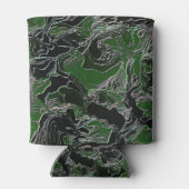 グリーンファンキーアーミー迷彩柄 缶クーラー (裏面)