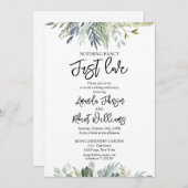 グリーンファンシーリーを愛す結婚るもの 招待状 (正面/裏面)