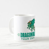 グリーンファンタジードラゴン コーヒーマグカップ (正面左)