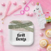 グリーンファーストフィエスタバースデーパーティープレート ペーパープレート (パーティー)