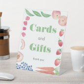 グリーンファーマーズマーケットベビーシャワーカード&ギフト 台座サイン (インサイチュ)