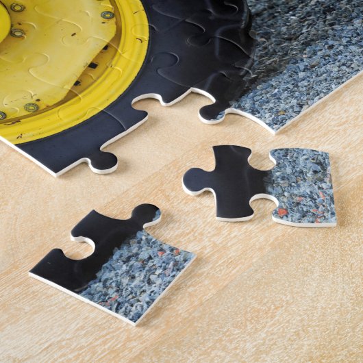 グリーンファームトラクタタイヤ ジグソーパズル (側面)