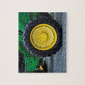 グリーンファームトラクタタイヤ ジグソーパズル (縦)