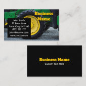 グリーンファームトラクターブラック 名刺 (正面/裏面)