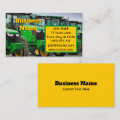 グリーンファームトラクタ 名刺 (正面/裏面)