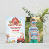 グリーンファーム誕生日パーティーの写真 招待状 (スタンド正面)