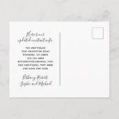 グリーンファーンニューアドレスシンプルボタニカルムービング 案内ポストカード (裏面)