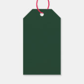 グリーンフィエスタクリスマスギフトタグ ギフトタグ (裏面)