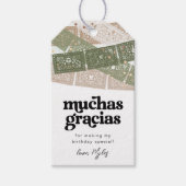 グリーンフィエスタ誕生日メッセージカード ギフトタグ (正面)