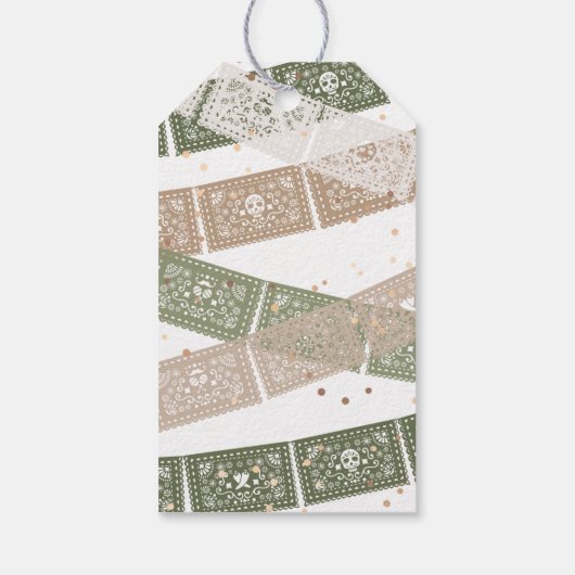 グリーンフィエスタ誕生日メッセージカード ギフトタグ (裏面)