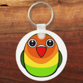 グリーンフィッシャーロベバード キーホルダー (正面)