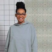 グリーンフィリグリーバックスプラッシュバスフィアレスプロ タイル