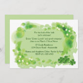 グリーンフィールドセントパトリックズデイ招待状 招待状 (正面/裏面)