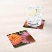 グリーンフィールド·ヴィレッジ·デアボーン·ミシガン。桃 スクエアペーパーコースター (インサイチュ)