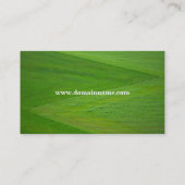 グリーンフィールブルースカイホワイトクラウド自然ファーム 名刺 (裏面)