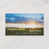 グリーンフィールブルースカイホワイトクラウド自然ファーム 名刺 (正面)