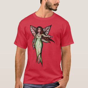 グリーンフェアリーアートマジ妖精デザインpaganTシャツ Tシャツ