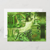 グリーンフェアリースプラッシュコラージュIV ポストカード (正面/裏面)