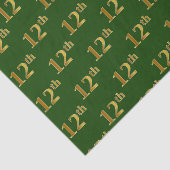 グリーンフェイク、金ゴールド12位（12位）イベントティッシュペーパー 薄葉紙 (詳細)