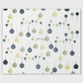 グリーンフェスティバルつるオーナメントモダン ラッピングペーパー (フラット)