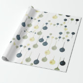 グリーンフェスティバルつるオーナメントモダン ラッピングペーパー (アンロールド)