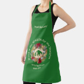 グリーンフェスティバルイエスが理由クリスマスエプロン エプロン (インサイチュ)