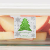 グリーンフェスティバルクリスマスツリーベーキングラベル ラベル (貼付)