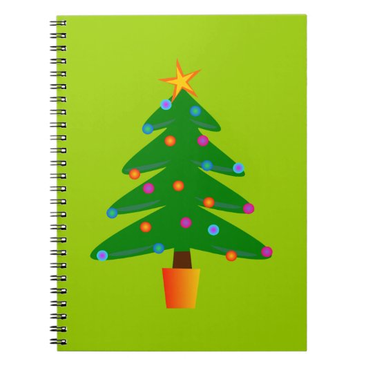 グリーンフェスティバルクリスマスツリー ノートブック (正面)