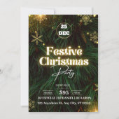 グリーンフェスティバルクリスマスパーティの招待状 シーズンカード (正面)
