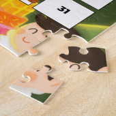 グリーンフェスティバルクリスマスビンゴジグソーパズル ジグソーパズル (側面)