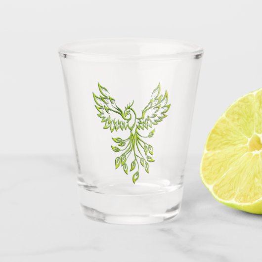 グリーンフェニックスが台頭 ショットグラス (正面)
