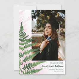 グリーンフェン・エレガントピンク卒業発表 招待状