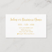 グリーンフォイルサロンロイヤリティカード ロイヤリティカード (裏面)