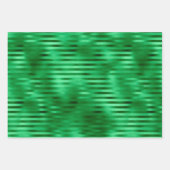 グリーンフォイル水玉模様 ラッピングペーパーシート (正面3)