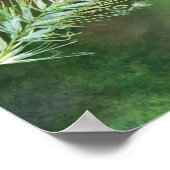 グリーンフォックステール写真アートプリント ポスター (角)