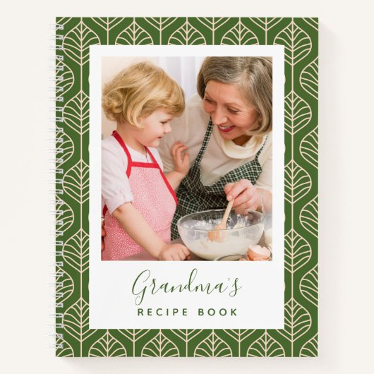 グリーンフォトグラマーンレシピ集 ノートブック (正面)