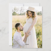 グリーンフォトコラージュエレガントクリスマスホリデーカード シーズンカード (裏面)