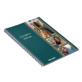 グリーンフォトブース – トレンディーモダン パーソナライズされた ノートブック (右側)