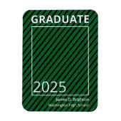 グリーンフォト卒業 マグネット (縦)