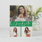 グリーンフォト卒業 案内状 (スタンド正面)