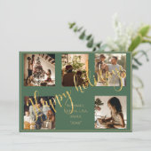 グリーンフォト クリスマス ゴールド ハッピーホリデー (スタンド正面)