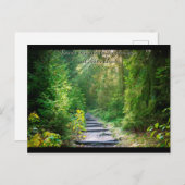 グリーンフォレストと引用文 ポストカード (正面/裏面)