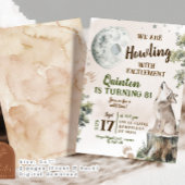 グリーンフォレストウルフハウリング誕生日 招待状