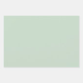 グリーンフォレストツリーズマッシュルーム ラッピングペーパーシート (正面3)