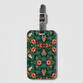 グリーンフォレストトロピカル ラゲッジタグ (正面縦)