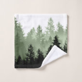 グリーンフォレストドリーム#1 #decor #art バスタオルセット (ウォッシュタオル)