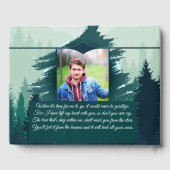 グリーンフォレストパインズお祝いの写真 ゲストブック (裏面)