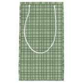 グリーンフォレストプレイド スモールペーパーバッグ (正面)