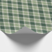グリーンフォレストプレイド ラッピングペーパー (角)