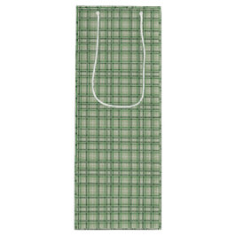 グリーンフォレストプレイド ワインギフトバッグ